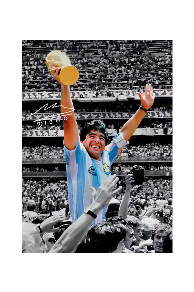 Póster Diego Armando Maradona Mundial 86