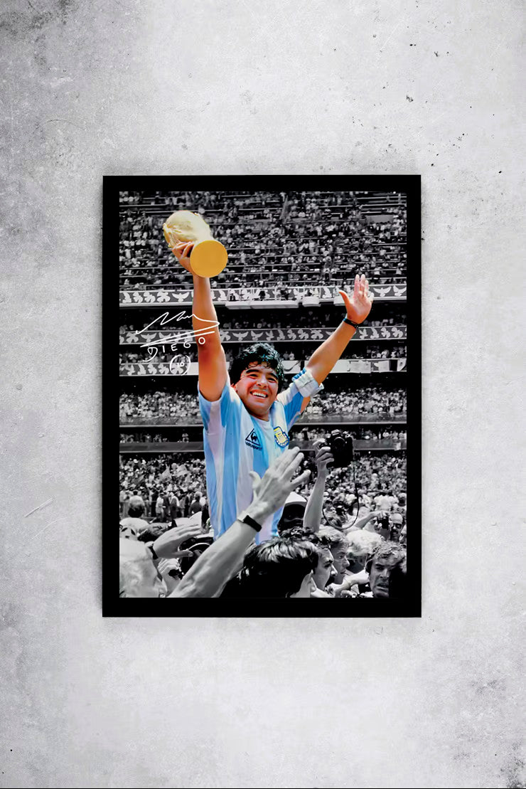 Póster Diego Armando Maradona Mundial 86